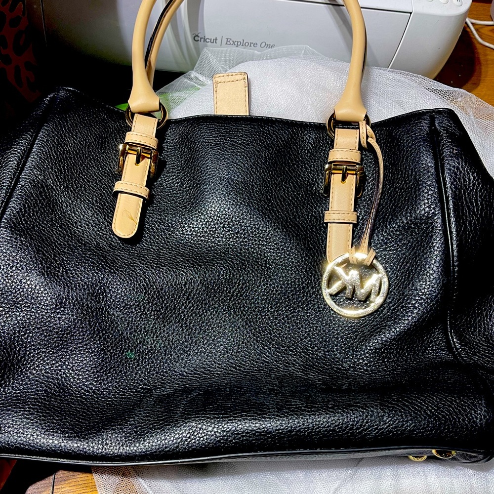 soft leather michael kors purse. used but still has so much life
